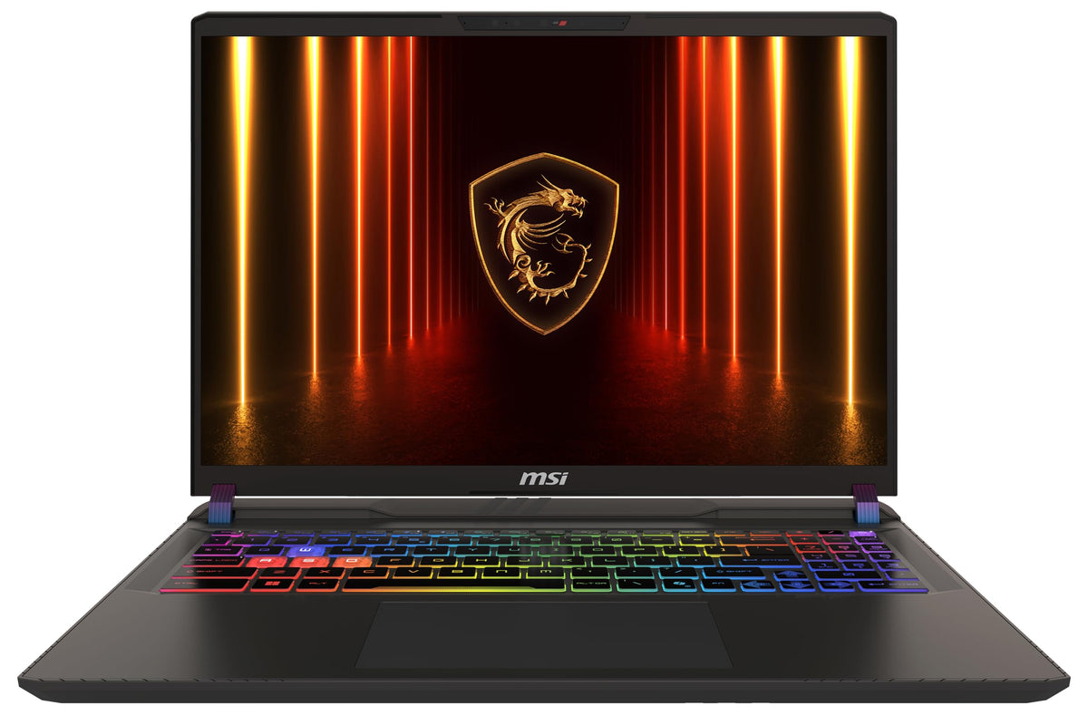 MSI Vector A16 HX, Gaming Laptop, 16" QHD+ 240 Hz Display, AMD Ryzen 7 8840HX, NVIDIA GeForce RTX 5070 Ti, 16 GB DDR5, 1 TB SSD, Windows 11 Home, QWERTZ Keyboard, Cosmos Gray, A8WHG-018 - 0015MM-018