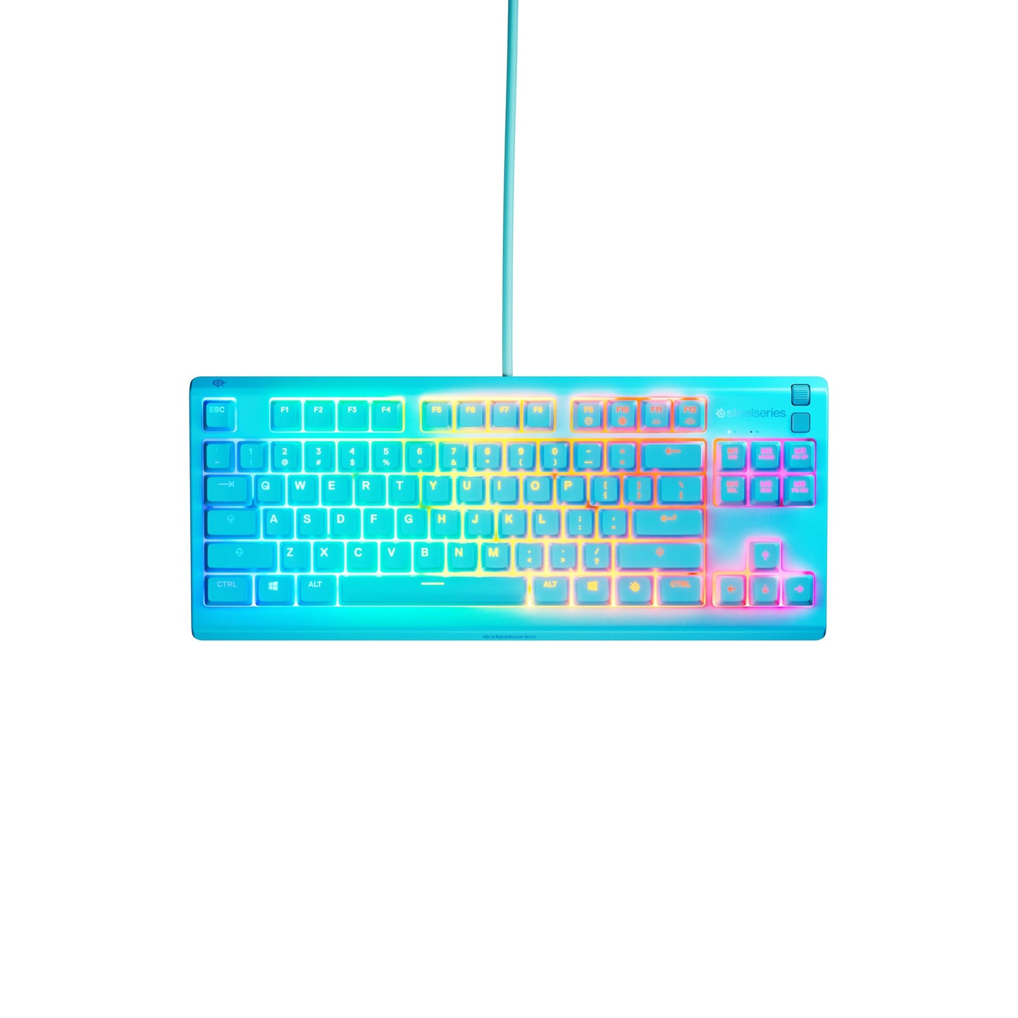 SteelSeries Apex 3 TKL Aqua RGB gaming keyboard - 64936