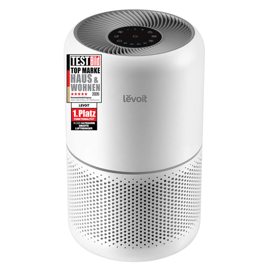 Purificator de aer LEVOIT Core 300 cu filtru HEPA elimină 99.97% din polen, praf, mirosuri și păr de animale, purificator aer pentru 40 m² cu 4 filtre de aer la alegere, mod de repaus și temporizator