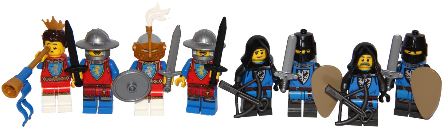 LEGO Knight Minifigures: Lion Knight & Falcon Knight Figures, Black Falcon Knights, Lion Knights (Lion Knights & Falcon Knights)