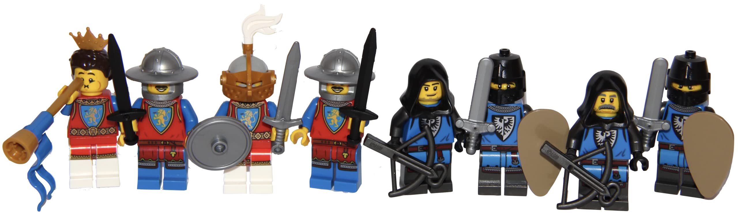 LEGO Knight Minifigures: Lion Knight & Falcon Knight Figures, Black Falcon Knights, Lion Knights (Lion Knights & Falcon Knights)