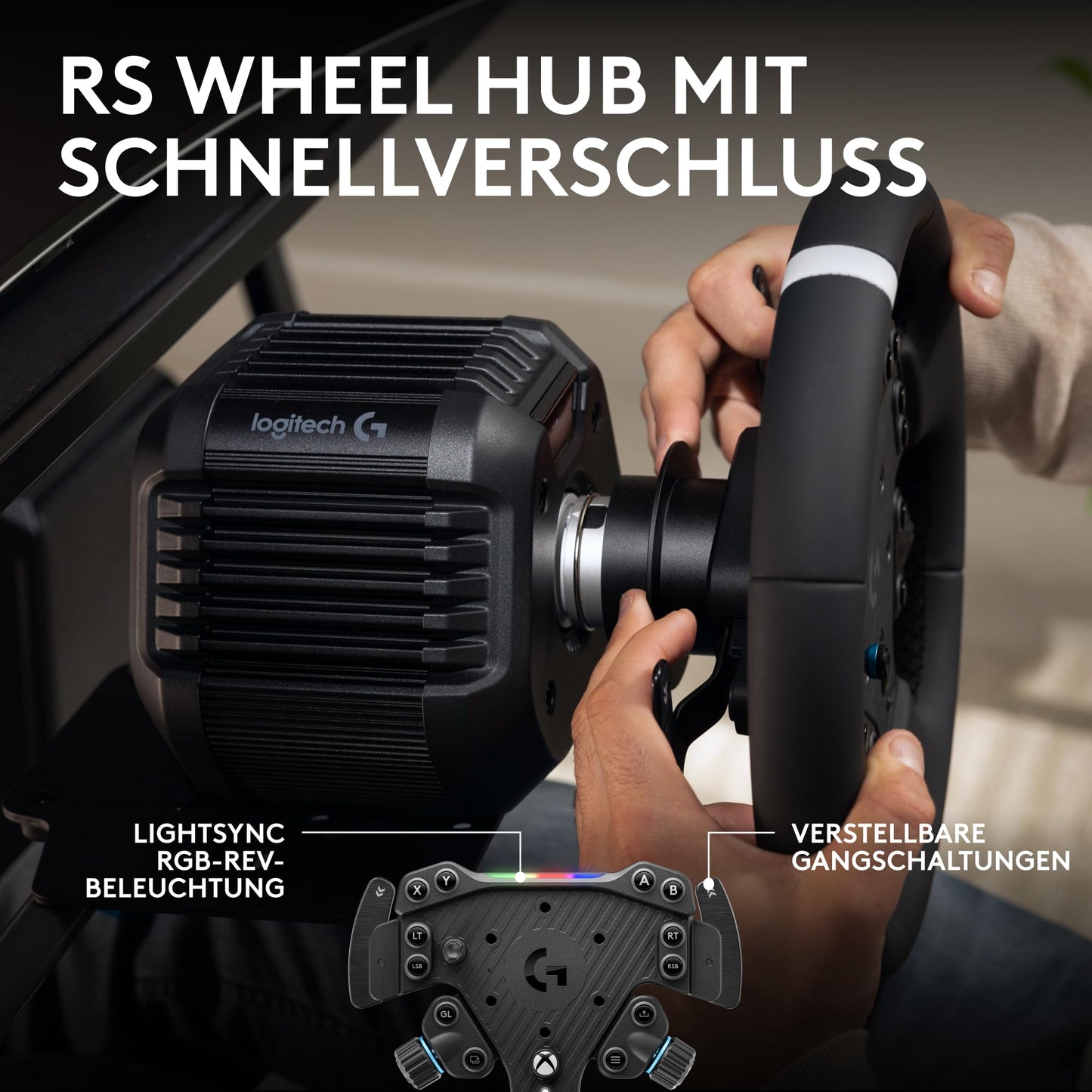 Logitech G RS50 System RS QR Racing Adapter