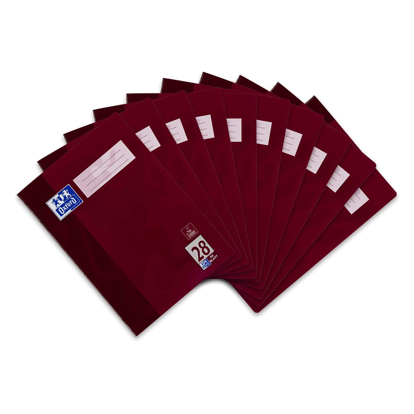 Oxford exercise book A4, 32 sheets, ruling 28, squared, 10 pieces - 100050332