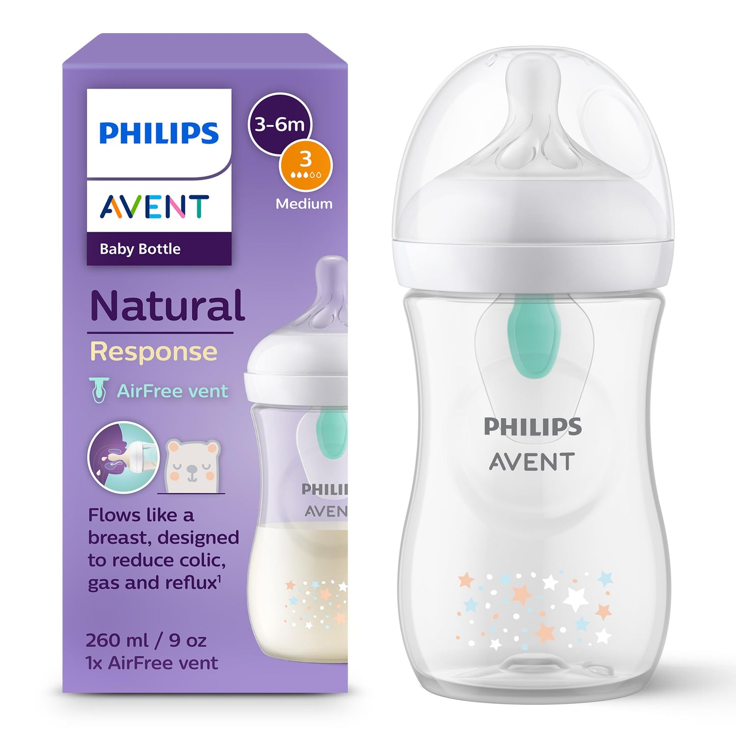 Philips AVENT Babyflaschen Natural Response SCY673/82