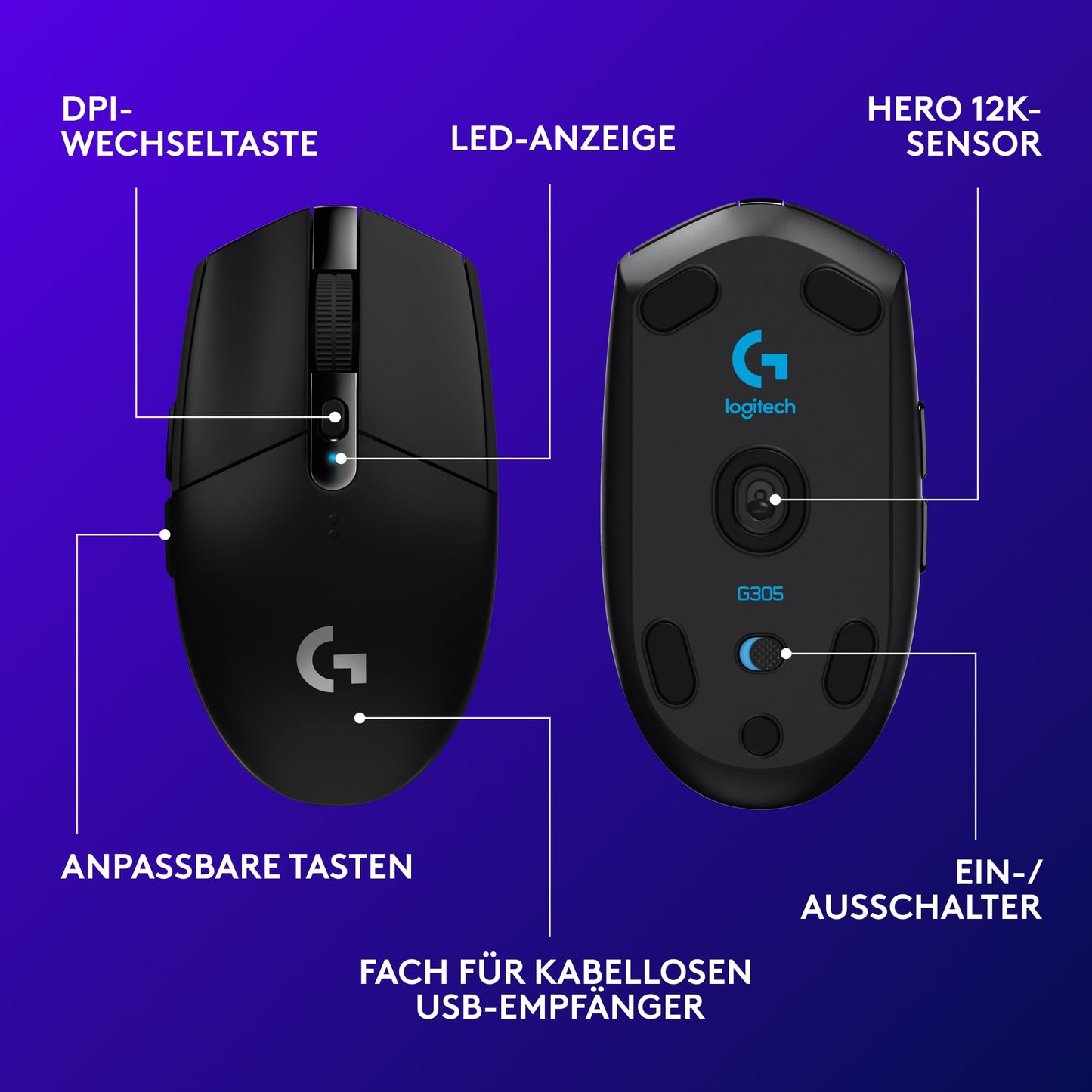 Logitech G G305 Lightspeed 910-005282