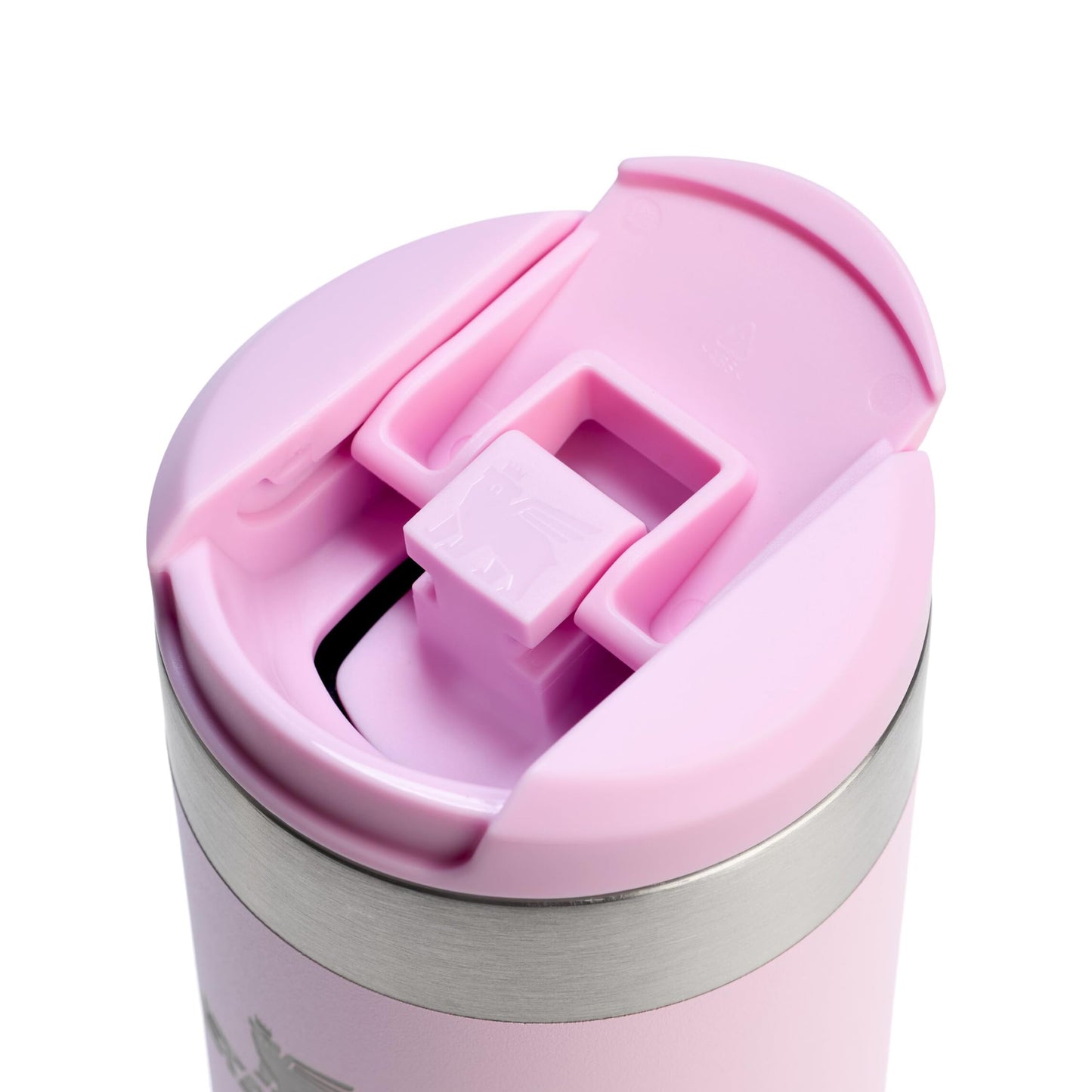 Stanley 1913 Aerolight Transit Thermo Mug 0.35L - Keeps Hot for 4 Hours - Dishwasher Safe - Coffee Mug To Go Leak-Proof - Compatible with Common Car Drink Holders - Cherry Blossom - 100000108088