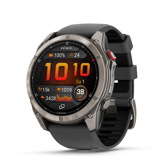 Garmin Fenix 8 Pro 51mm AMOLED - multisport smartwatch, 1.4" touch display, up to 27 days battery life, maps, 80+ sports apps, ECG, flashlight, LTE telephony & 24/7 SOS emergency call (subscription required) - 010-03199-11