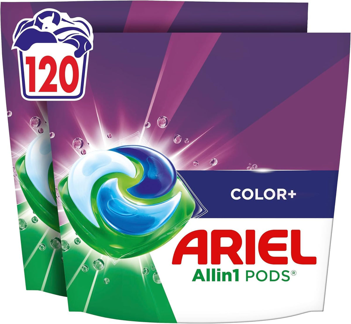 Ariel Pods Color+ Detergent, 120 spălări - 8006530329330