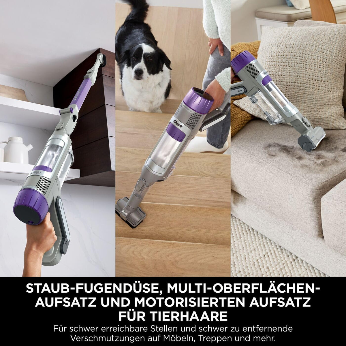 Aspirator fără fir Shark PowerDetect, până la 70 de minute autonomie, IP1251EUT