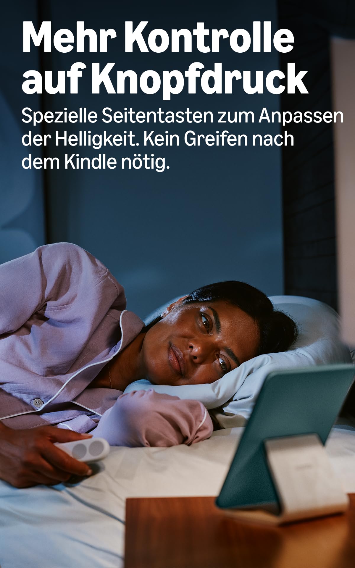 Introducing: Amazon Kindle Click, a Bluetooth remote control for turning pages on Kindle devices (from 2024), brightness control, rechargeable via USB-C. - C3LM28