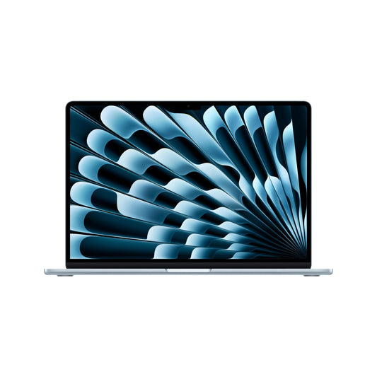 Apple 15.3" MacBook Air M5 chip with 10-core CPU and 10-core GPU: Liquid Retina Display, 16 GB shared RAM, 1 TB SSD, Touch ID, WLAN 7, sky blue; with Apple 70W USB-C power adapter - MDVD4D/A