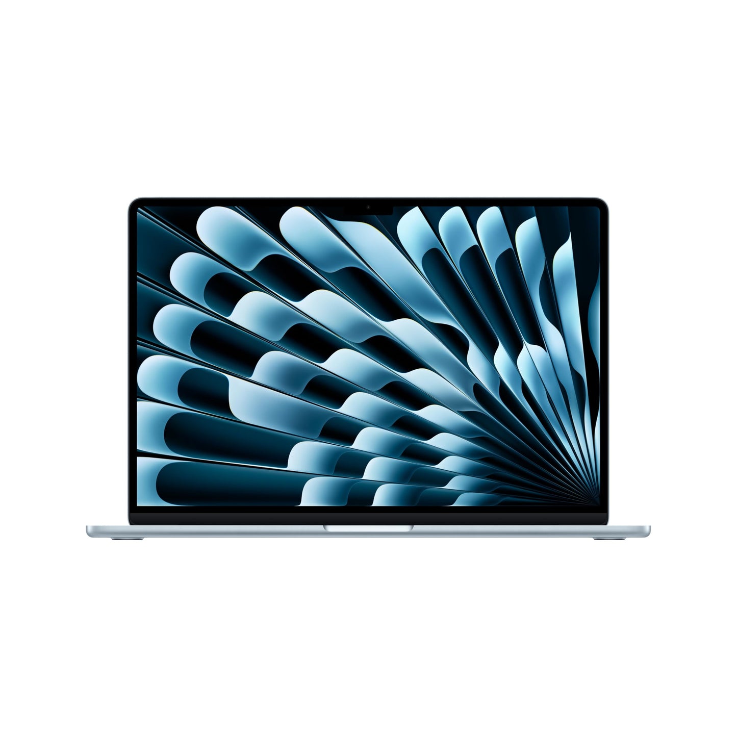 Apple 15.3" MacBook Air M5 chip with 10-core CPU and 10-core GPU: Liquid Retina Display, 24 GB shared RAM, 1 TB SSD, Touch ID, WLAN 7, sky blue, with Apple 30W USB-C power adapter - MDVD4D/A