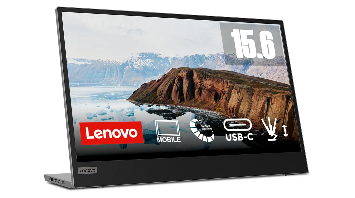 Lenovo L15 | 15.6" Full HD monitor | 1920x1080 | 60Hz | 250 nits | 6ms response time | IPS panel | USB-C 3.2 | USB 2.0 | anti-reflective | 0.86kg | black | incl. USB-C cable - 66E4UAC1WL
