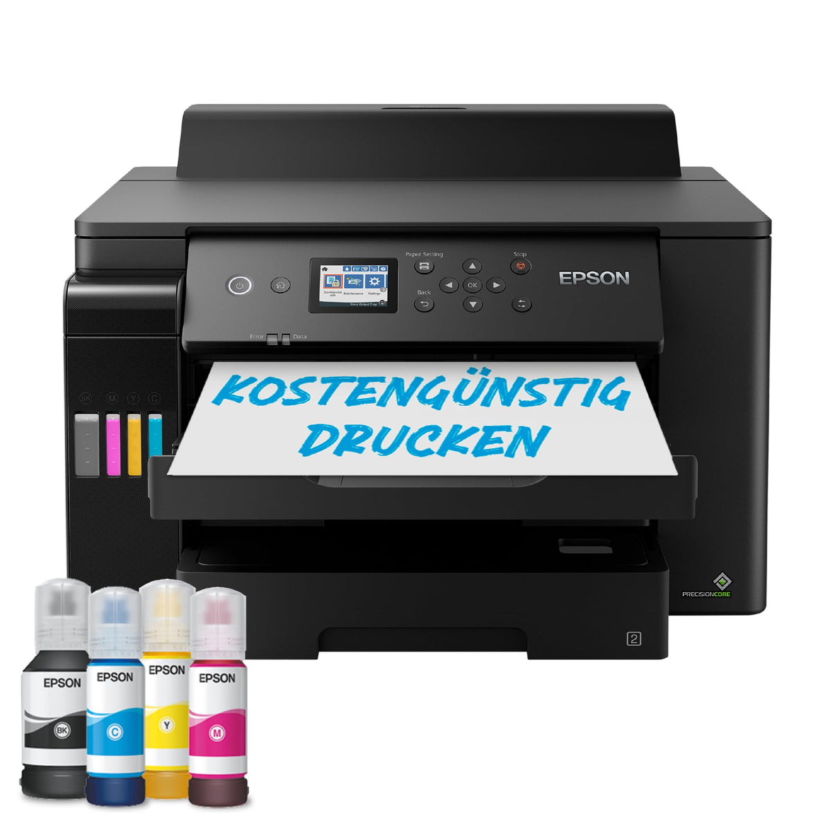 Epson EcoTank ET-16150 Ink Tank Printer | for small offices & businesses | WiFi | A3+ | Duplex printing | 6.1 cm LCD display | includes ink for up to 3 years