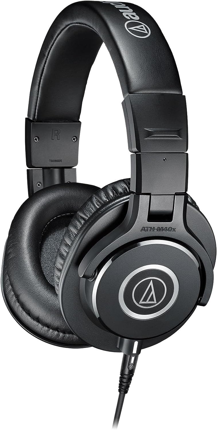 Căști de monitorizare profesionale Audio-Technica M40x negre - ATH-M40x