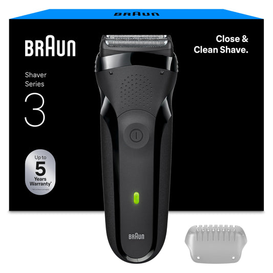 Braun Men's Electric Shaver Series 3, Razor, 300s, Gray