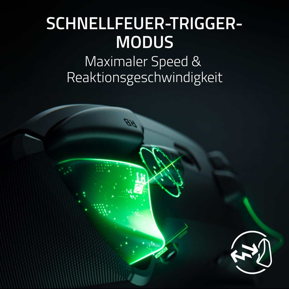 Razer Wolverine V3 Pro - Controler wireless pentru esports pentru Xbox și PC - Joystick-uri analogice cu Hall Effect (HyperSpeed Wireless, butoane acționale mecha tactile, vibrații haptice) Alb - RZ06-05200200-R3M1
