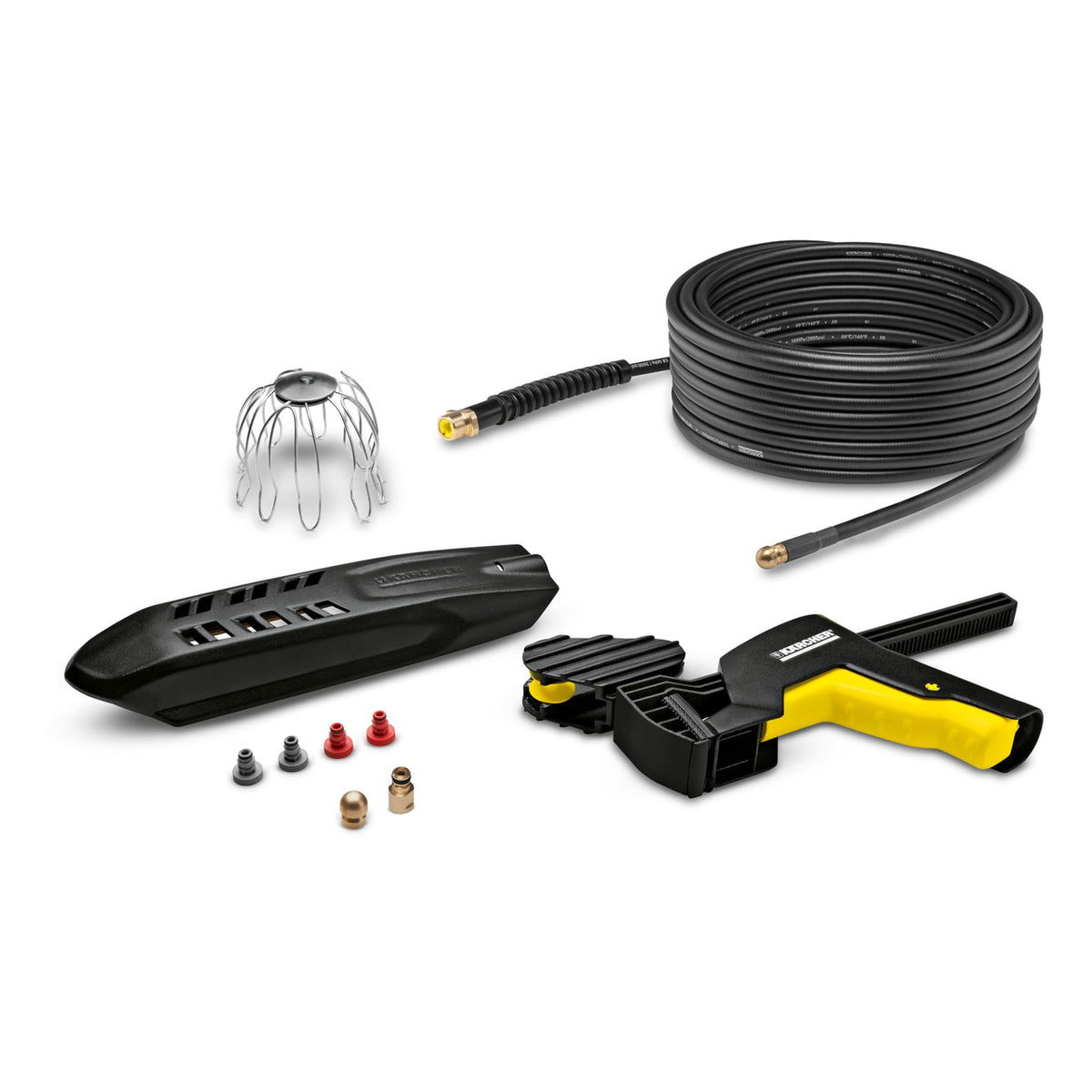 Kärcher Gutter and Pipe Cleaning Set PC 20 (20 m), Manual, Single Bed, Black - 2.642-240.0