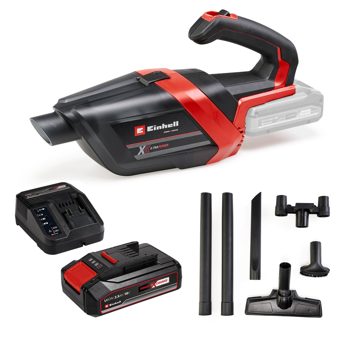 Einhell cordless handheld vacuum cleaner TE-HV 18/06 Li Power - 2347120.00