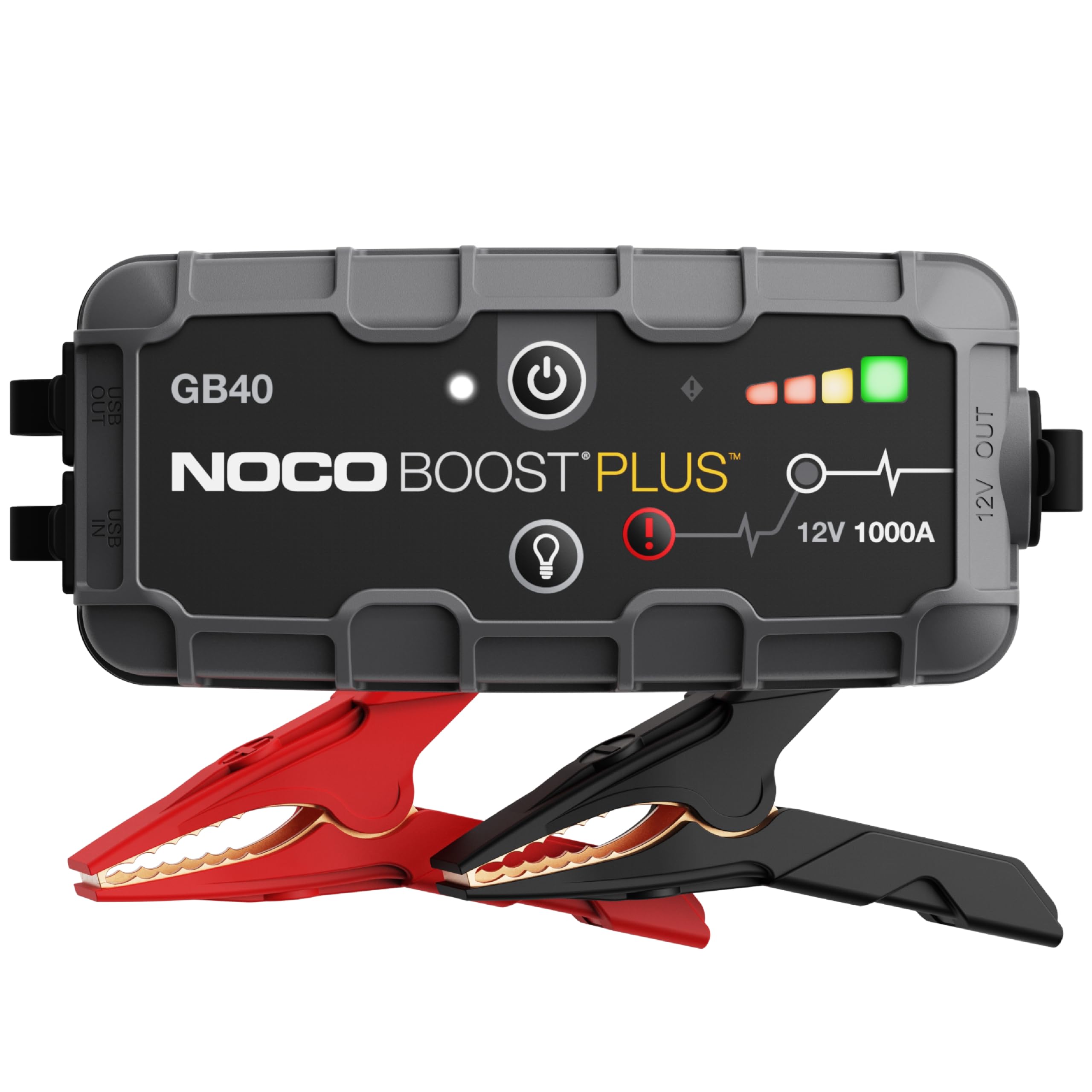 NOCO Boost GB40: 1000A UltraSafe jump starter power bank - 12V lithium jump starter & starter cable - portable booster for petrol engines up to 6.0L & diesel engines up to 3.0L