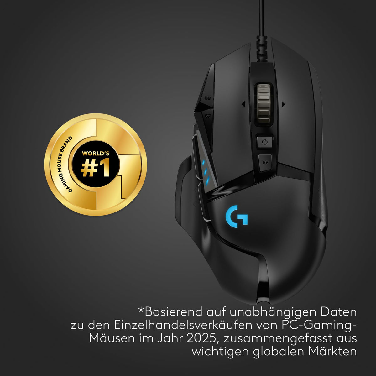 Logitech G G502 HERO Mouse de gaming de înaltă performanță - 910-005470