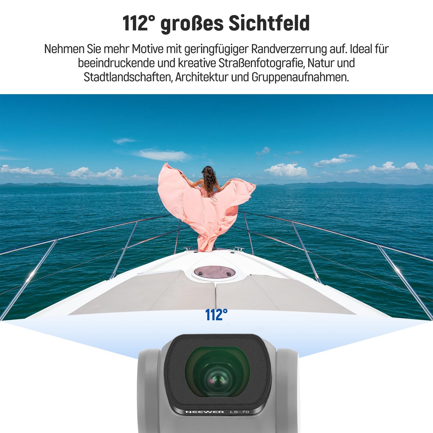 NEEWER Magnetic ND filter set, compatible with DJI Osmo Pocket 3 / Pocket 4 / Xtra Muse, variable ND2-32, black, diffusion filter 1/4, CPL 0.72x, wide angle lens + screen protector - FL-C16