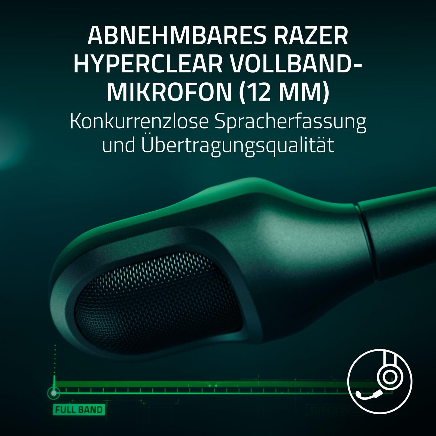 Razer BlackShark V3 Pro - Wireless e-sports headset with ANC noise cancellation - 50mm audio driver - Detachable microphone - Wireless 2.4 GHz & Bluetooth - FPS profiles - PC/Mac | Black - RZ04-05400100-R3M1
