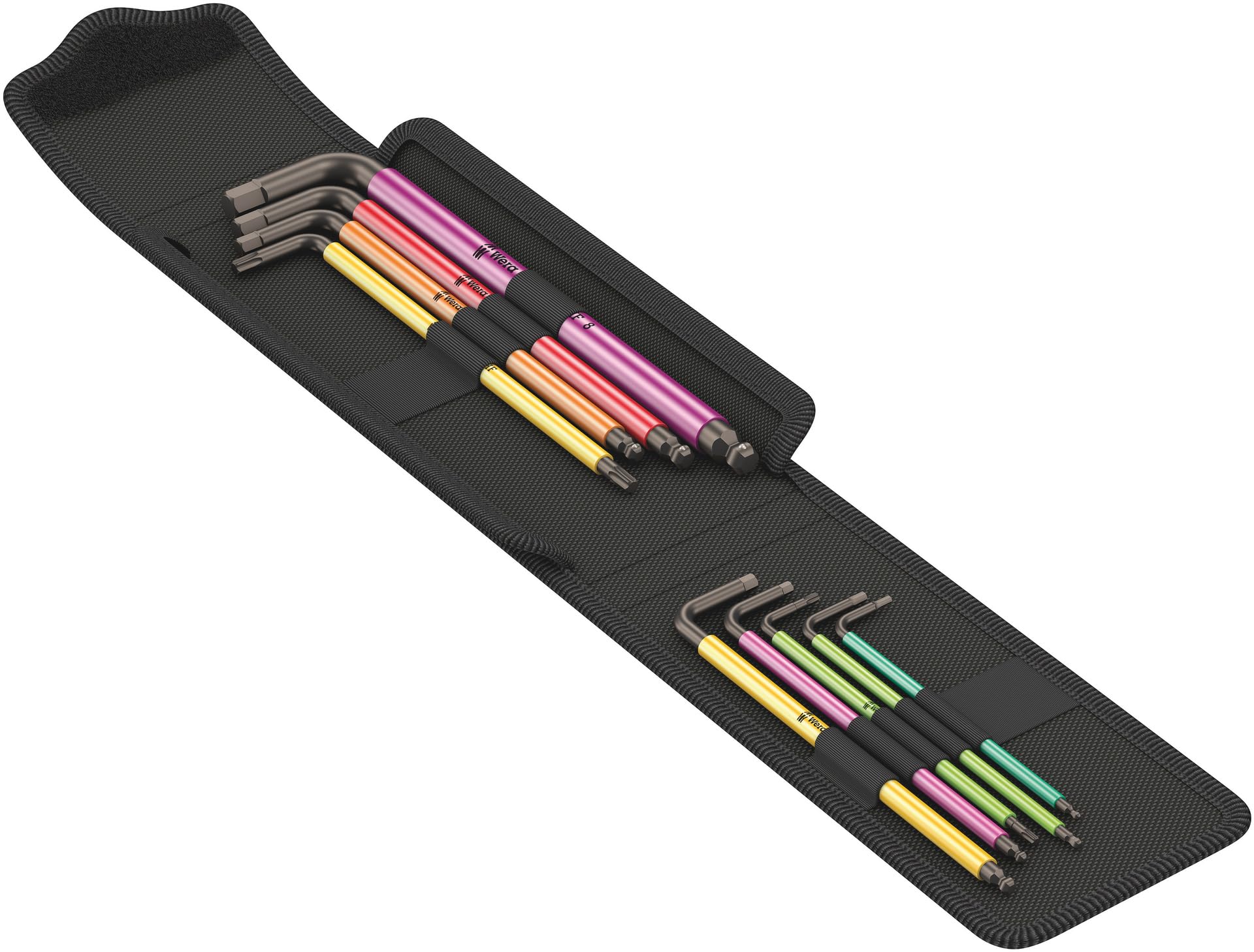 Wera 05004173001 Bicycle Set 4, bicycle angle wrench set, 9 pieces