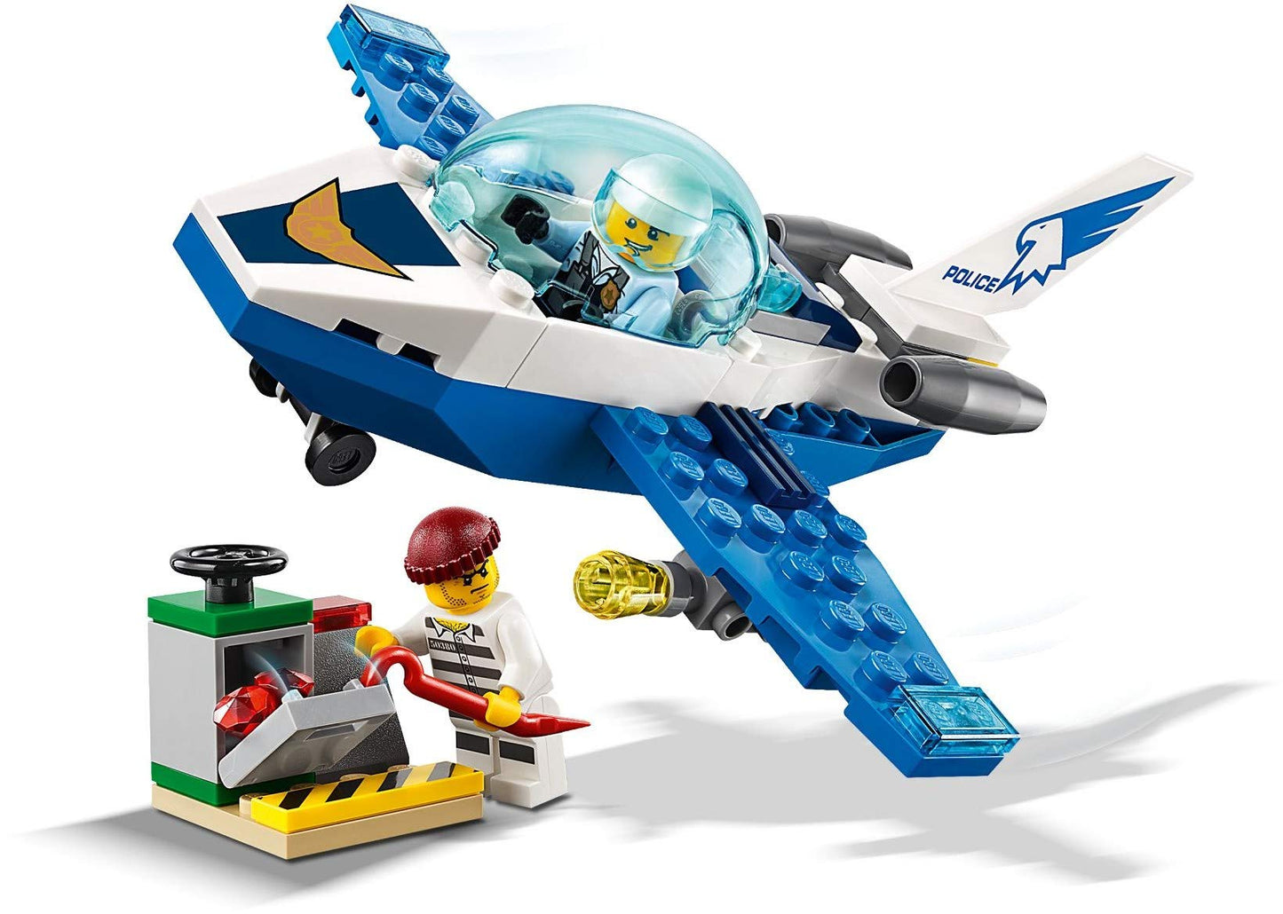 LEGO 60206 City Police Airplane Patrol, Airplane Toys, Easy to Build Toys for Kids
