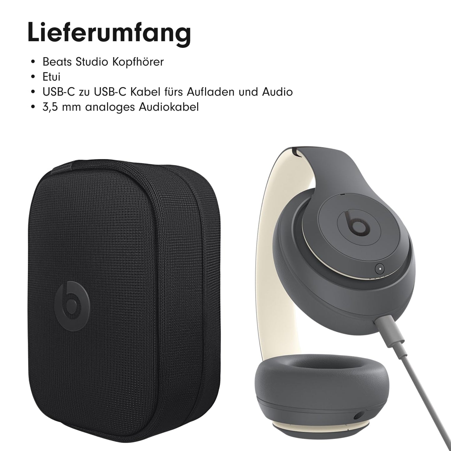 Beats Studio Pro - Completely Wireless Bluetooth Noise Canceling Headphones - Personalized 3D Audio, Apple & Android Compatibility - Sand Gray - ME2F4ZM/A