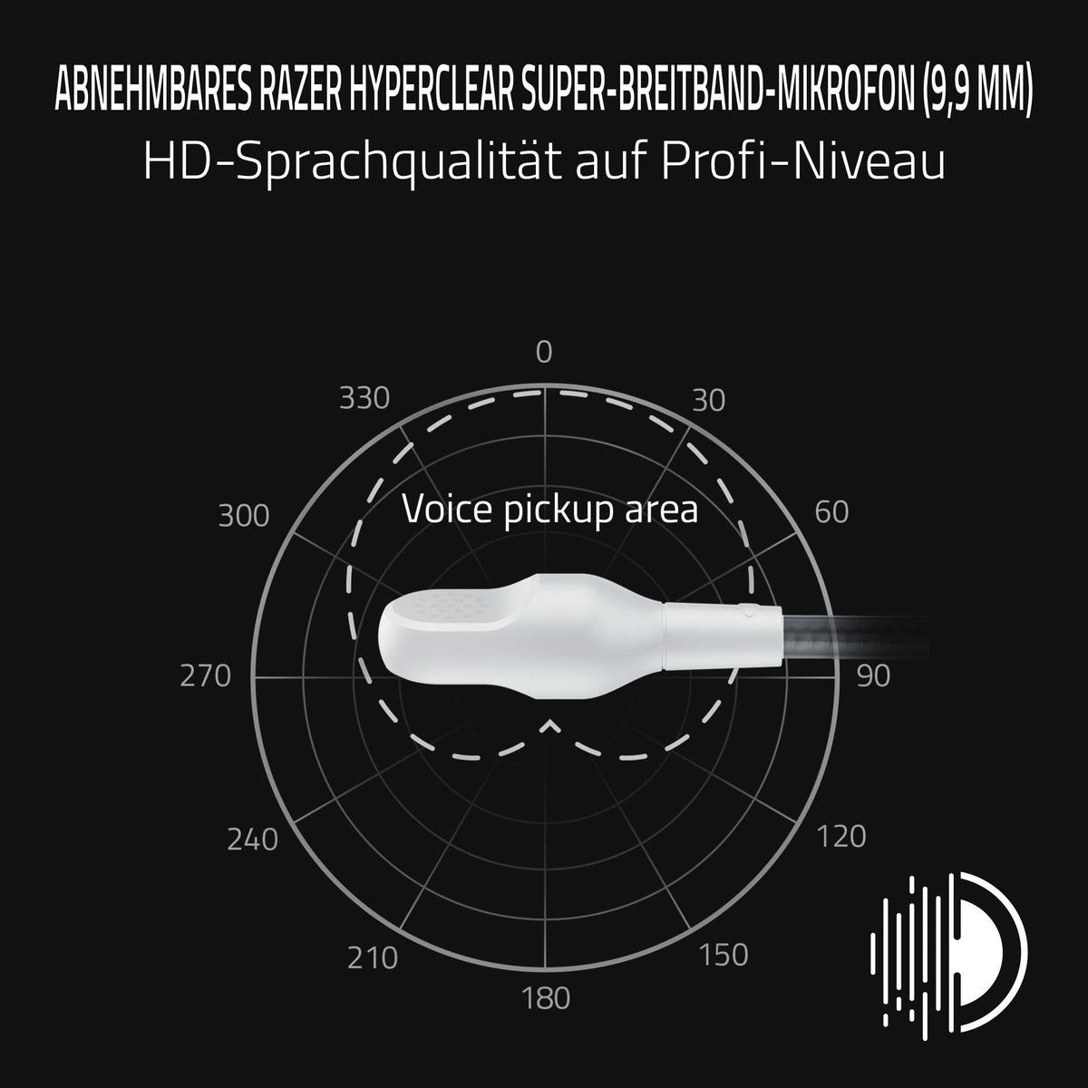 Razer BlackShark V3 - Căști wireless E-Sports - Driver Triforce de 50 mm - Microfon de bandă largă detașabil - THX Spatial Audio - Wireless 2,4 Ghz și Bluetooth - Profiluri FPS - PC/Mac | Alb - RZ04-05410400-R3M1
