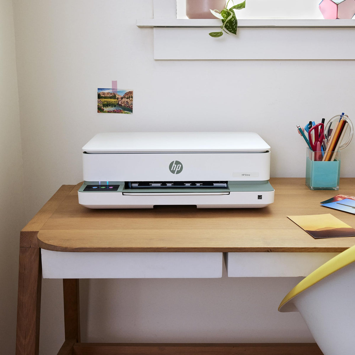 HP Envy 6120, multifunction printer, 3 months of free printing with Instant Ink included, printing, copying, scanning, mobile faxing, Wi-Fi, double-sided printing - C2WS0B#629