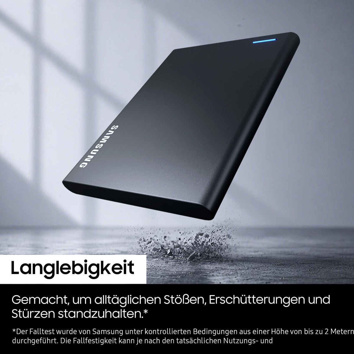 Samsung P7 Portable SSD, 2 TB, Externe SSD, USB4 Gen 3x2, MU-PF2T0G/WW