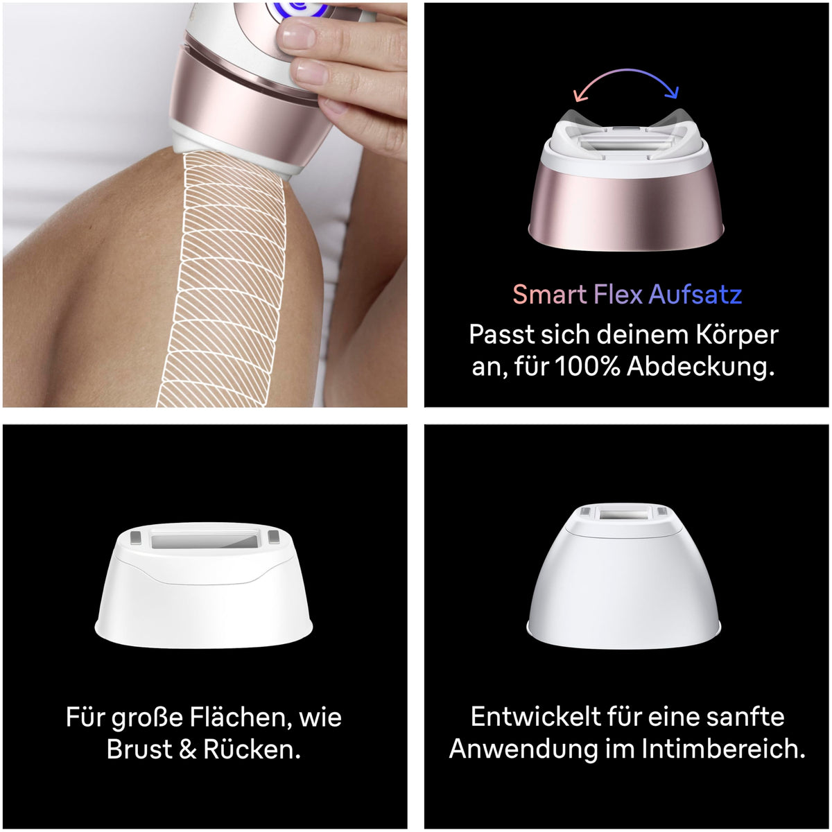 Braun Smart IPL Hair Removal Devices Skin i·expert 7, PL7311, Rosegold