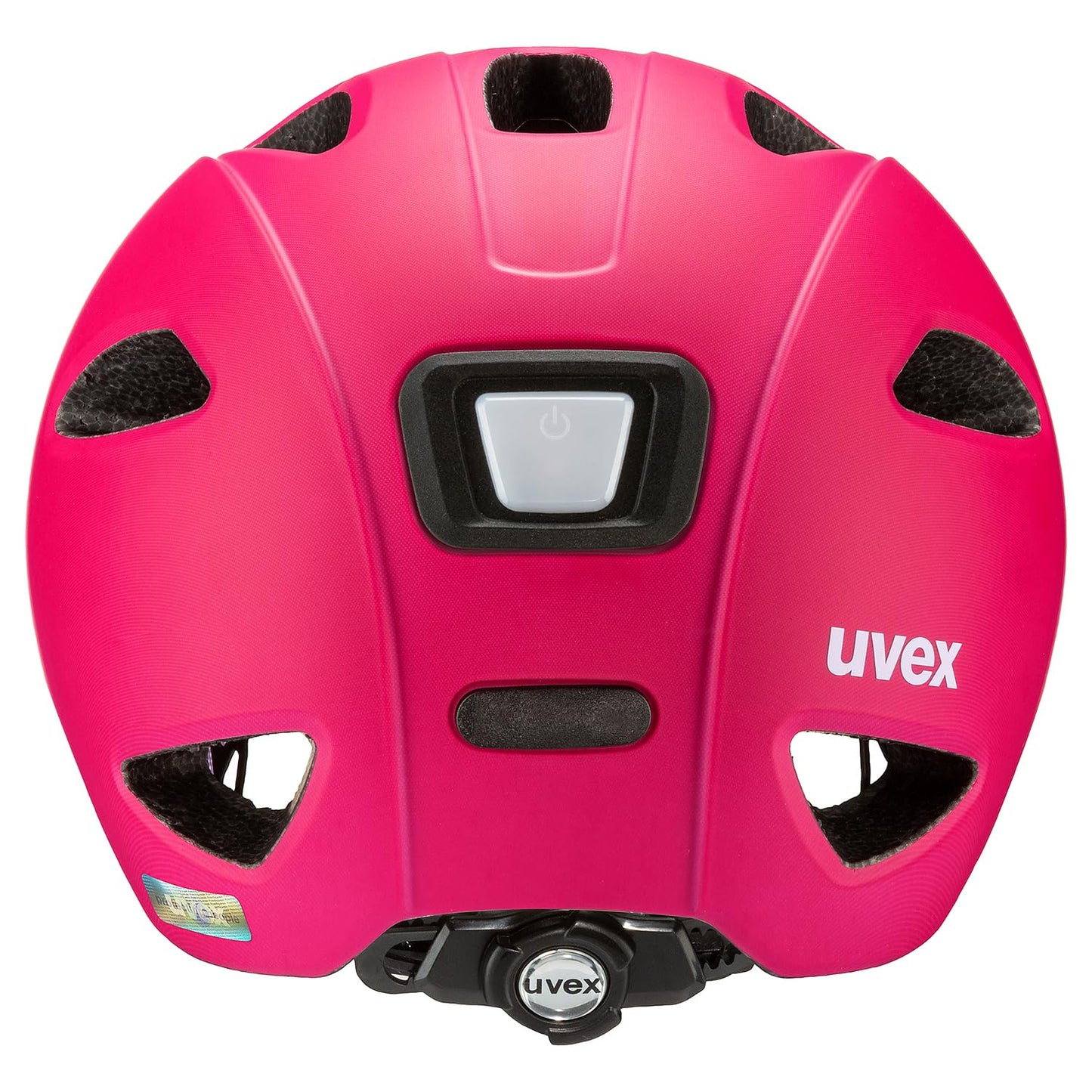 uvex OYO - Lightweight bicycle helmet for children - integrated side protection - expandable with LED light - Berry - Purple matt - 45-50 cm - S4100490615