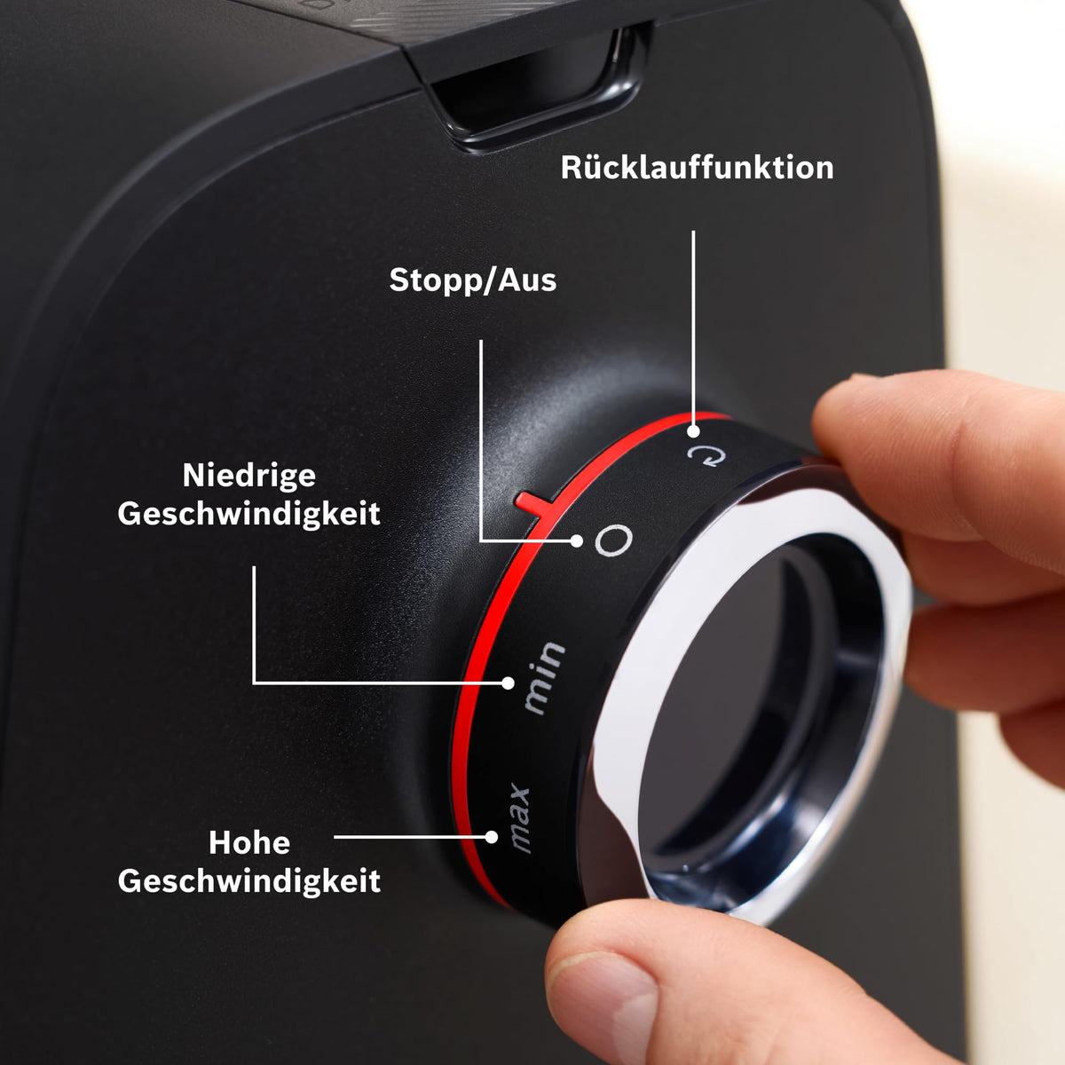Bosch MultiPower Serie 6 Fleischwolf MFWS682B, accesorii pentru răzătoare, kebbe și cârnați, storcător, accesoriu pentru prăjituri, storcător de citrice, râșniță, 3 discuri cu găuri (3, 4,5 și 8 mm), puterea motorului 2.100 W, Negru