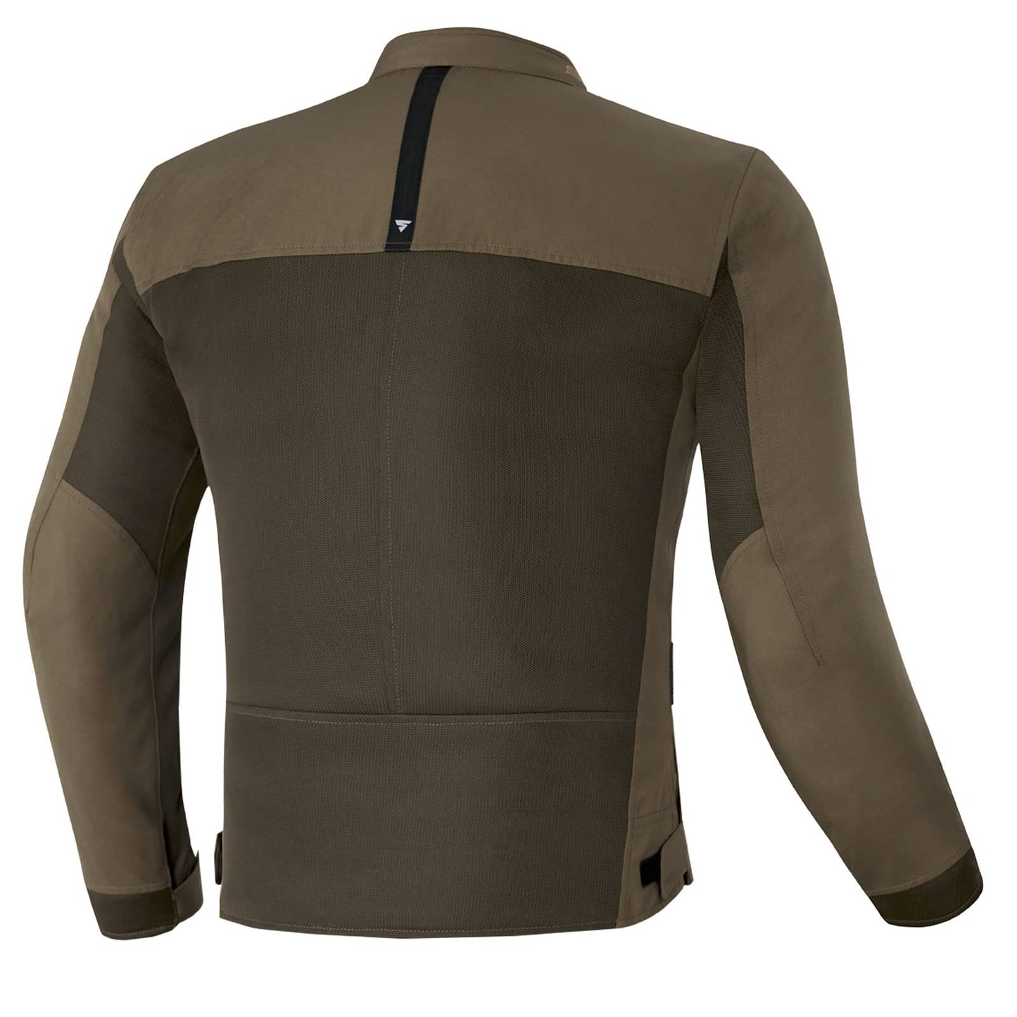 SHIMA OpenAir Motorcycle Jacket Men with Protectors AirForce Back Protector Motorcycle Jacket Summer Mesh Ventilated Textile Jacket Protective Jackets Protector Jacket Airy (Men, Brown, XL) - OPENAIR