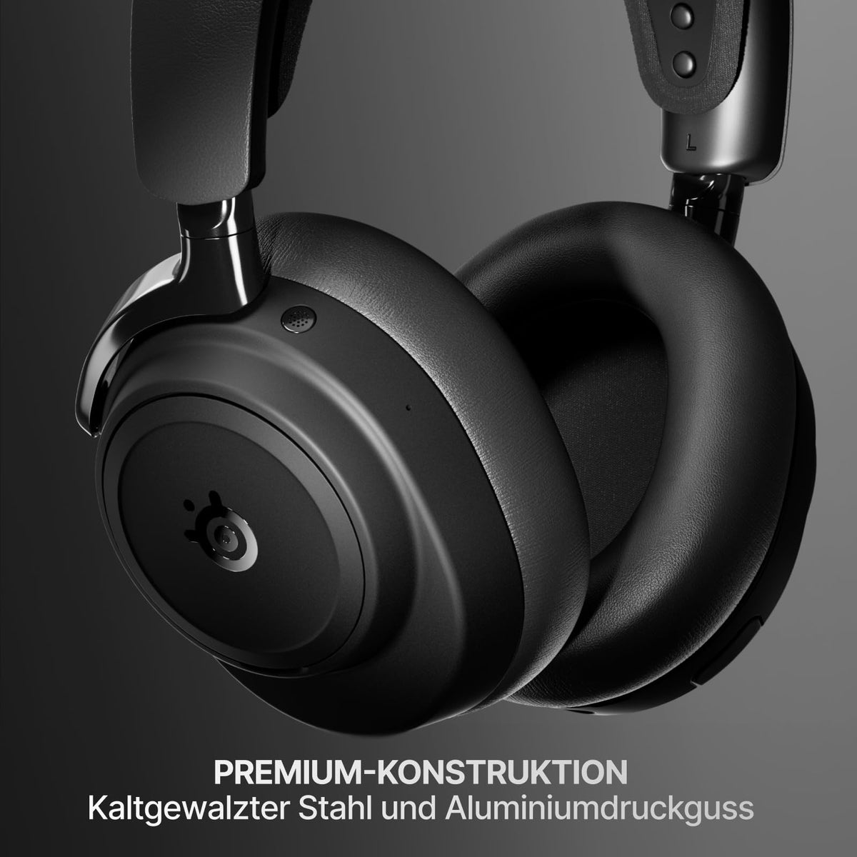 SteelSeries Arctis Nova Elite - Hi-Res Wireless Gaming Headset – 96 kHz/24 Bit – Carbon Fiber – ANC – AI Noise Cancellation – App – 2.4 GHz + BT – Multi-Source Mix – OmniPlay PC+PS+Xbox - Black - 61661