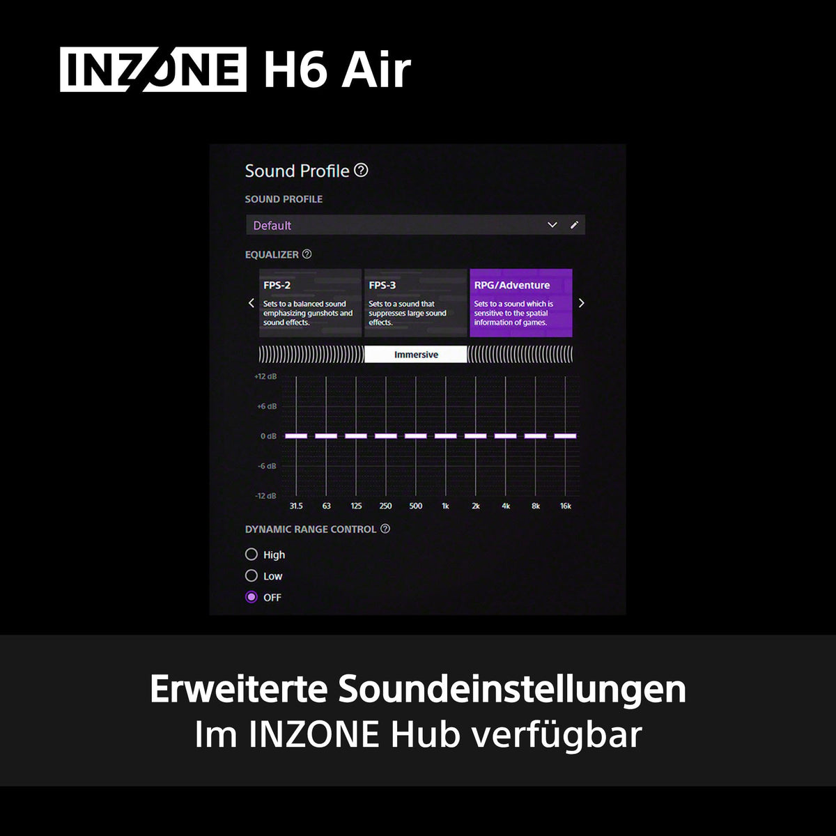 Sony INZONE H6 Wired Open-Back Gaming Headset - MDRG600B.CE7