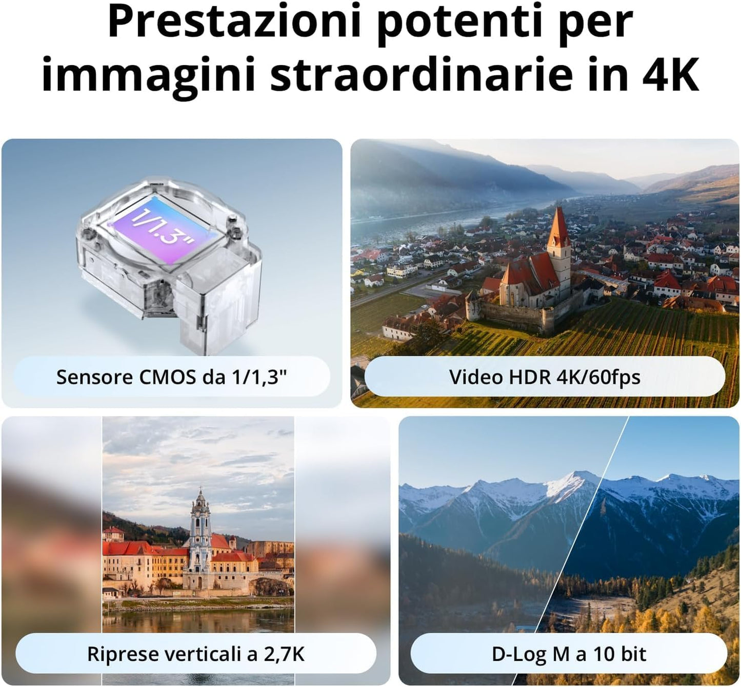 DJI Flip Fly More Combo (RC 2 remote control with screen) - mini drone with camera 4K, hand start, automatic return, intelligent flight, follow-me, 13 km HD transmission, 3 batteries for 93 minutes of flight time - 6941565992536