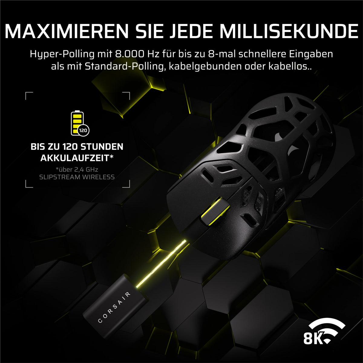 Corsair Sabre v2 PRO Wireless MG FPS Gaming Mouse - Black - CH-931G100-WW