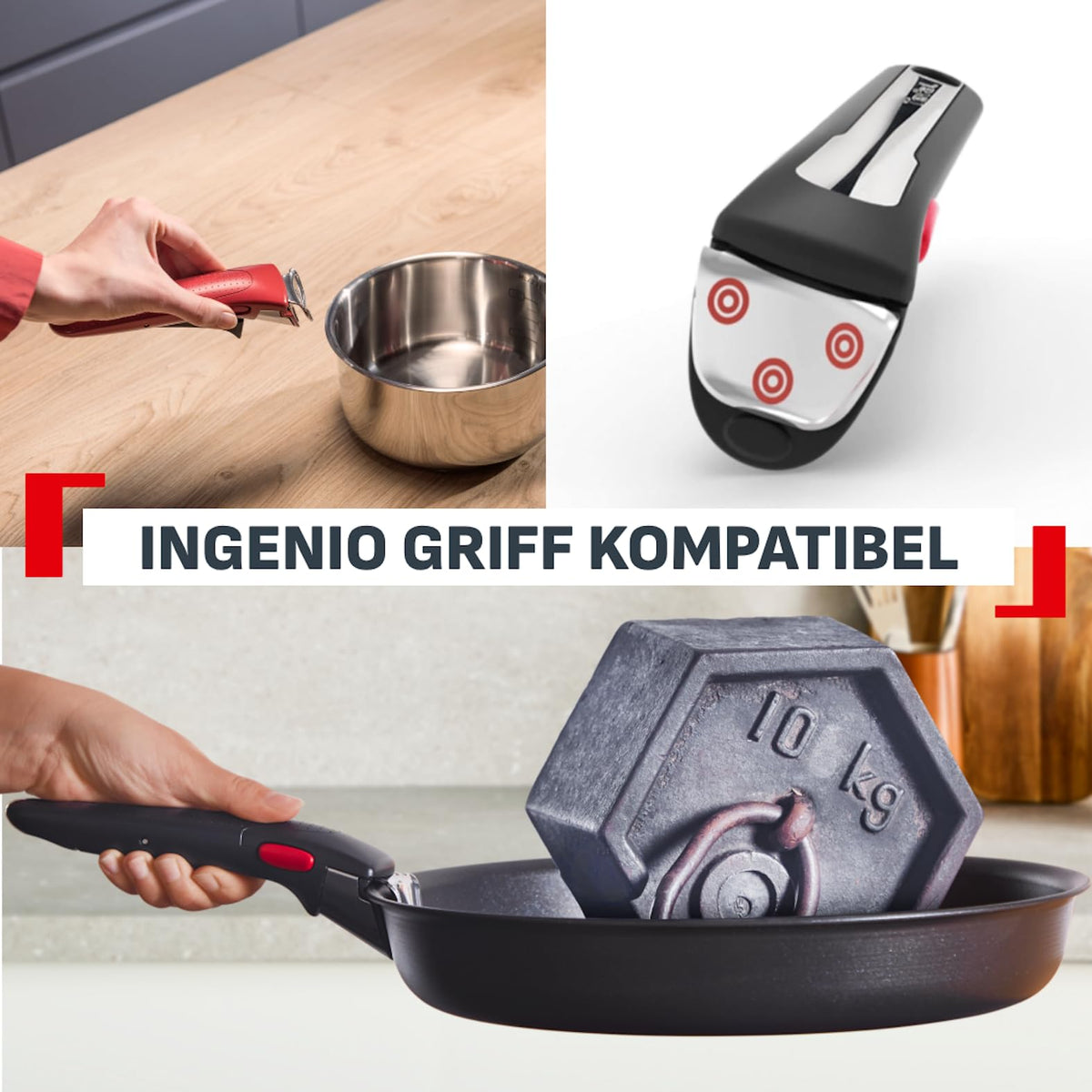 Tefal Ingenio Explore 13-piece Cookware Set, Black, L2679302