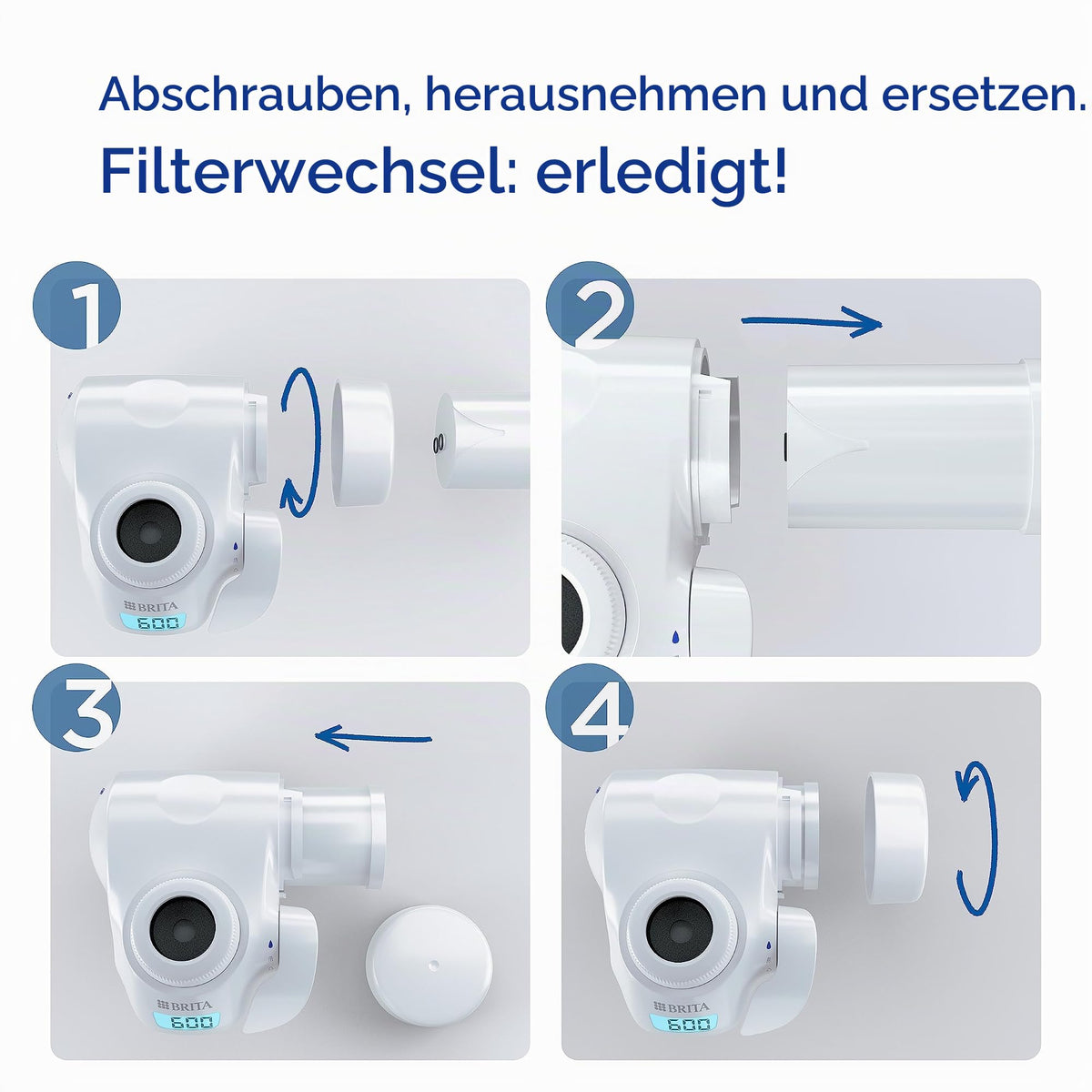 BRITA ON TAP V-MF filtru de apă de rezervă pentru sistemele ON TAP și ON TAP PRO - 1052394