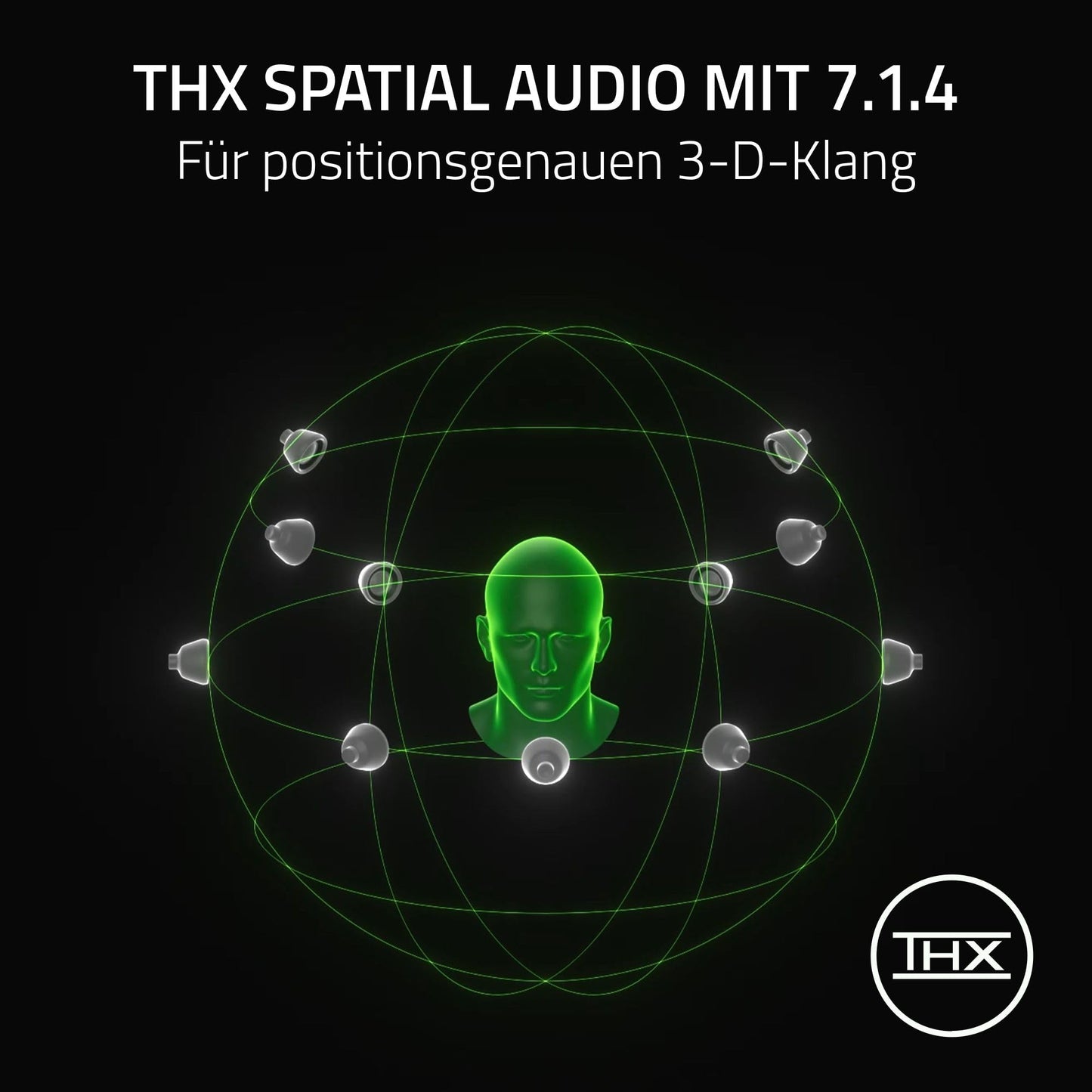 Razer BlackShark V3 Pro for Playstation - Wireless e-sports headset with active noise cancellation (ANC) - Triforce 50mm driver - HyperSpeed 2.4 GHz - THX Spatial Audio - PS5/PC | White - RZ04-05400600-R3G1