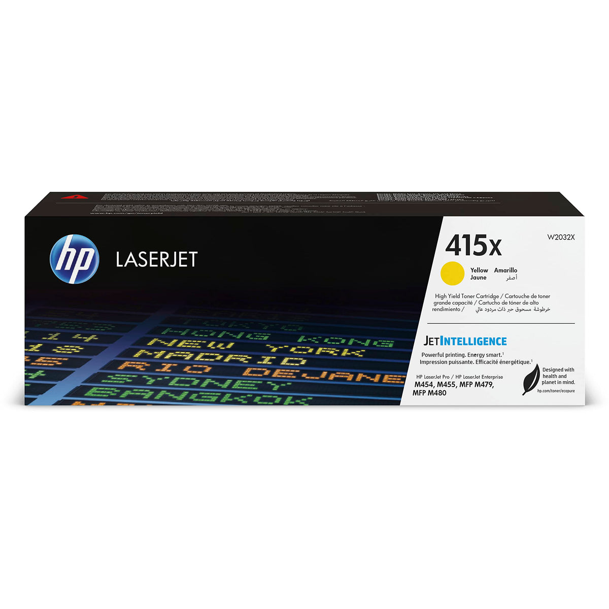 HP 415X Original Toner Yellow, high yield, compatible with HP Color LaserJet Pro M454 / M479 series - W2032X