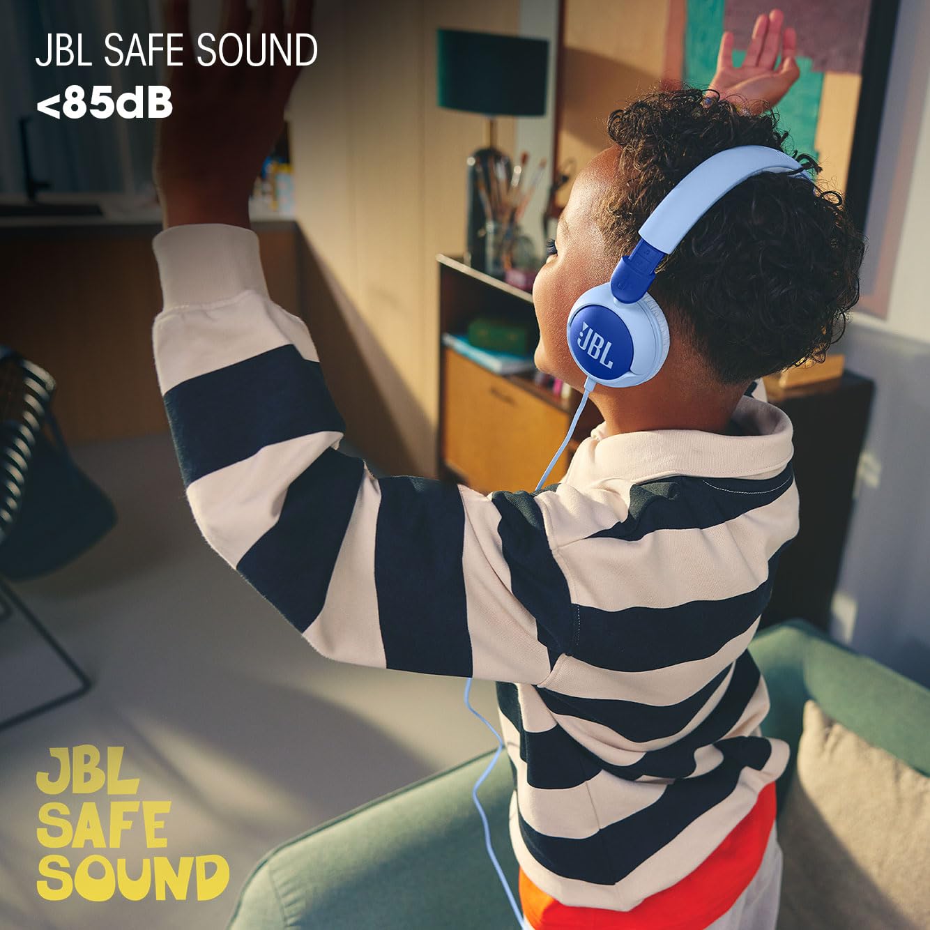 JBL Junior 320, On-Ear-Kopfhörer mit Kabel und eingebautem  JBLJR320PUR