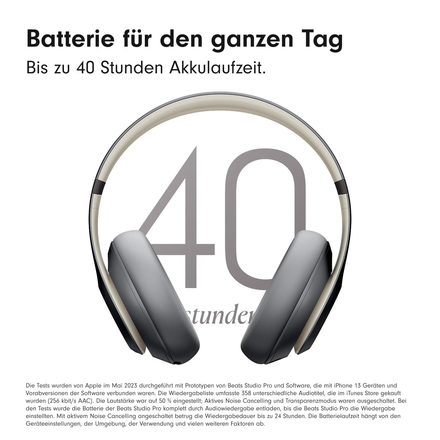 Beats Studio Pro - Completely Wireless Bluetooth Noise Canceling Headphones - Personalized 3D Audio, Apple & Android Compatibility - Sand Gray - ME2F4ZM/A