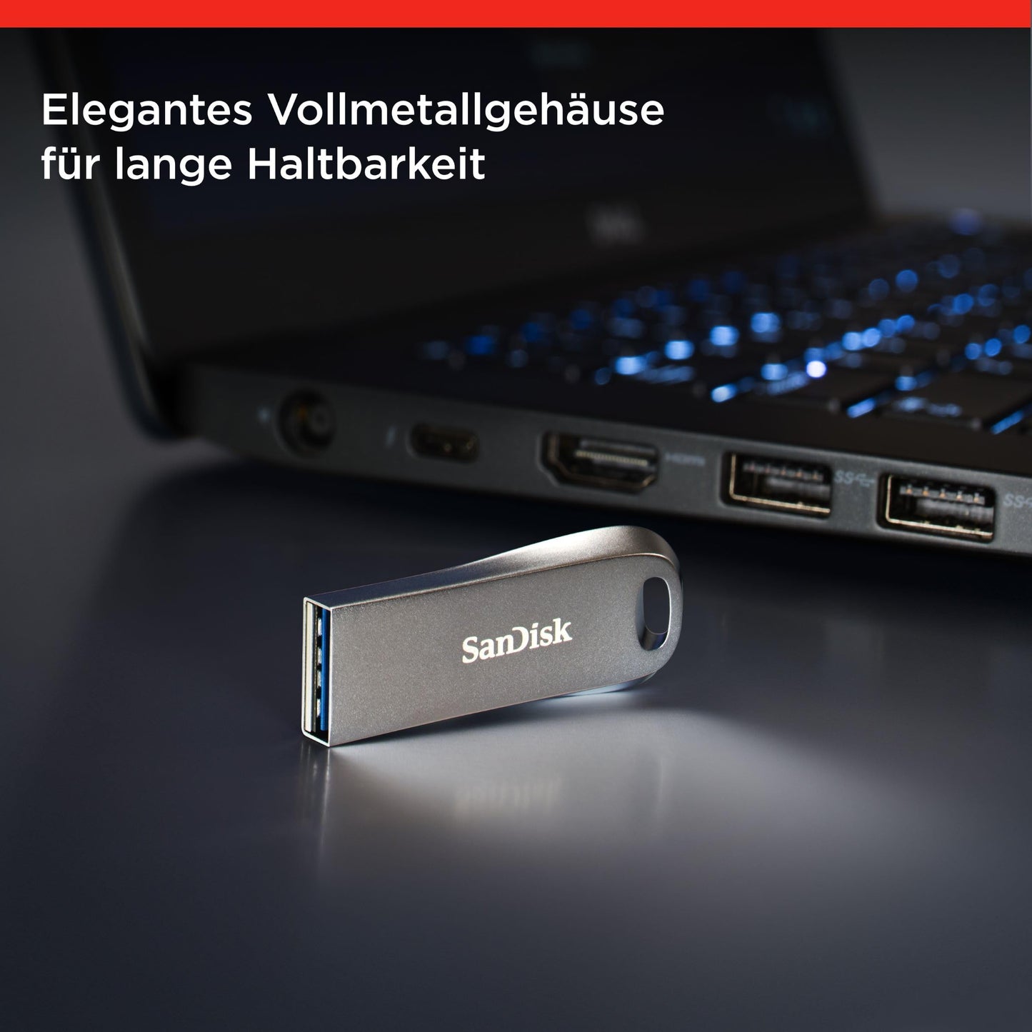 SanDisk Ultra Luxe USB 3.1 Flash Drive 512GB (SDCZ74-512G-G46)