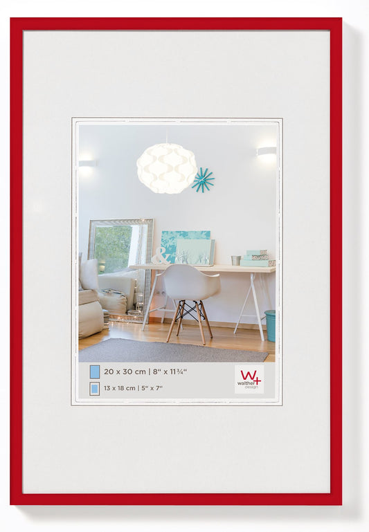 walther design picture frame red 50 x 60 cm New Lifestyle plastic frame KV060R