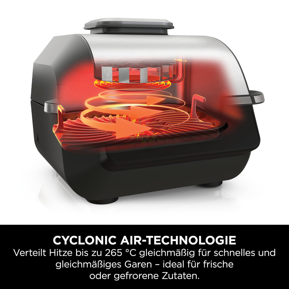 Ninja 5-in-1-Grill & -Heißluftfritteuse pentru interior, EG351EU